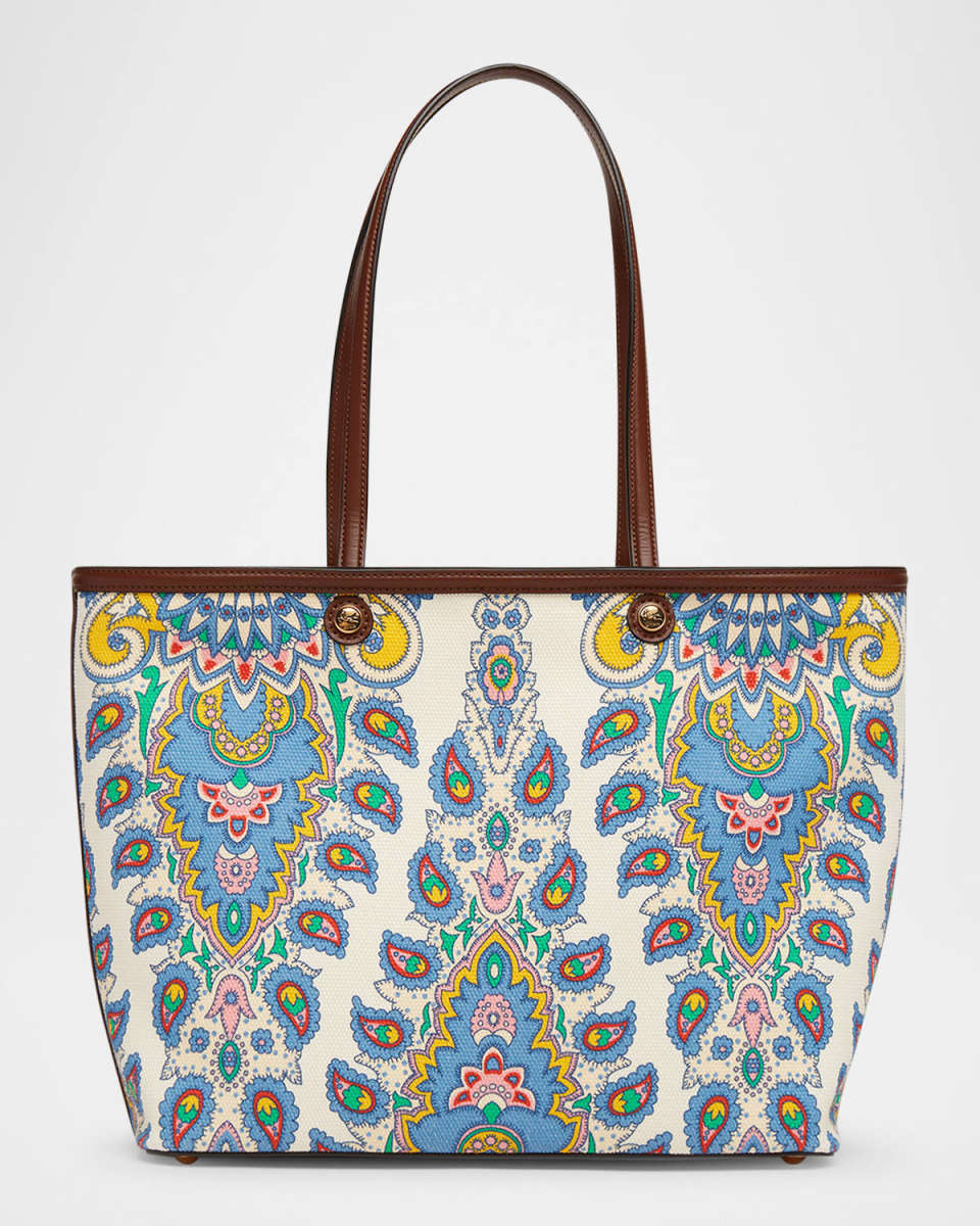 Essential Printed Canvas Shopping Tote Bag